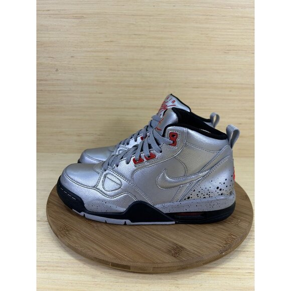 Nike Air Flight 2013 Metallic Silver Speckle Athletic Shoes Womens Size 8.5 - Picture 1 of 8